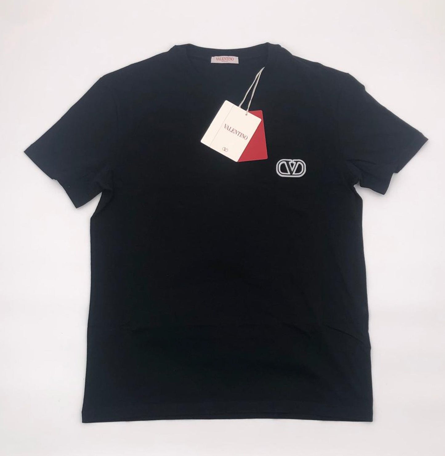 Valentino Black Vlogo Signature Patch T-Shirt Black