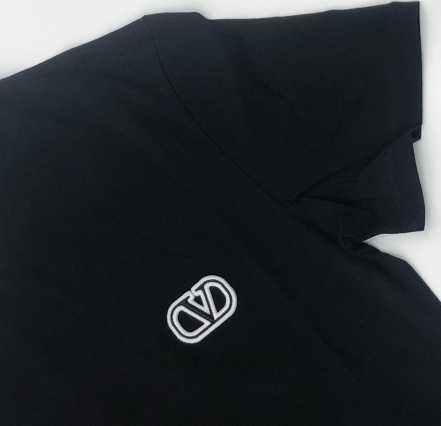 Valentino Black Vlogo Signature Patch T-Shirt