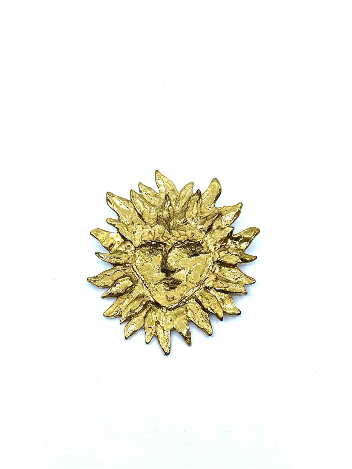 YVES SAINT LAURENT Gold Brooch