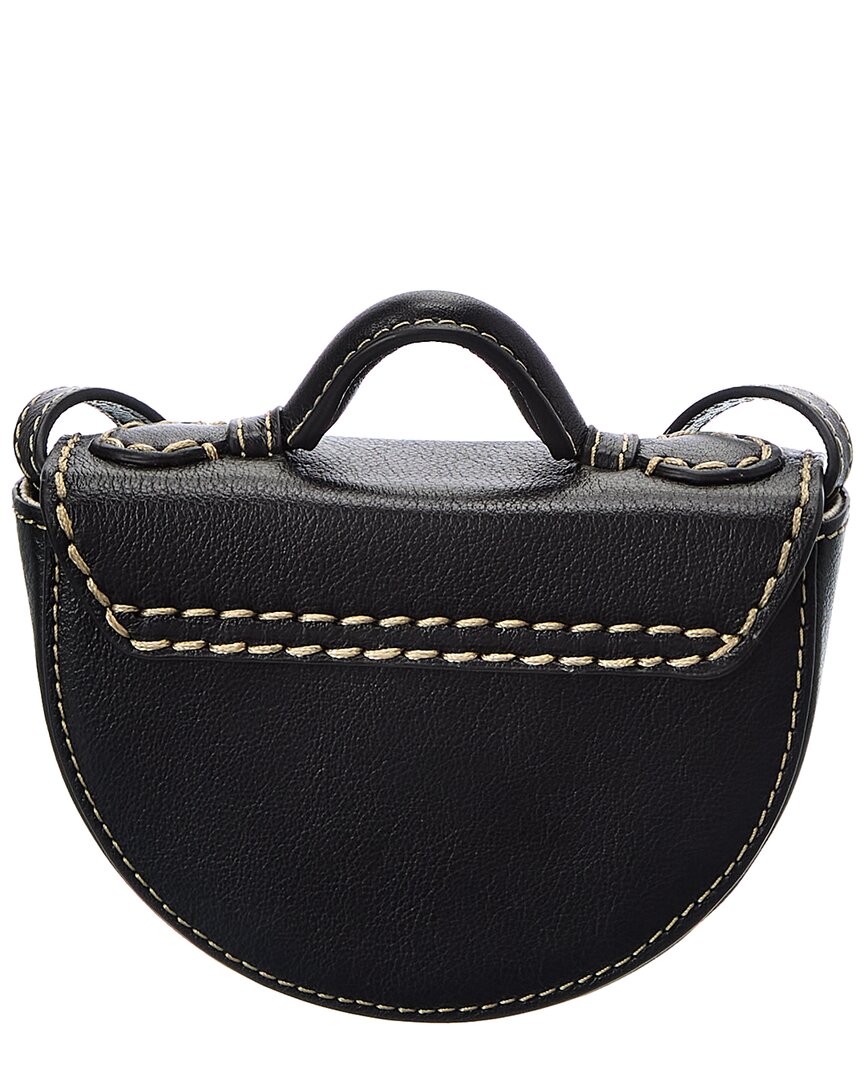 Chloe Edith Nano Leather Saddle Bag
