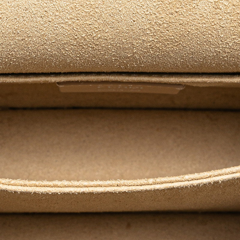 Fendi Kan I Mini Pearl Chain Shoulder Bag 8M0381