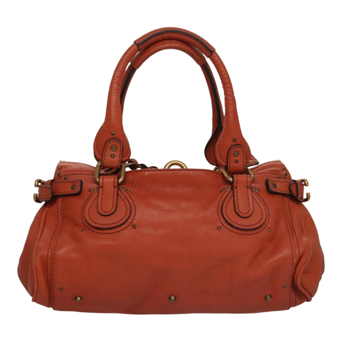 Chloe Paddington Hand Bag Leather Brown am7591