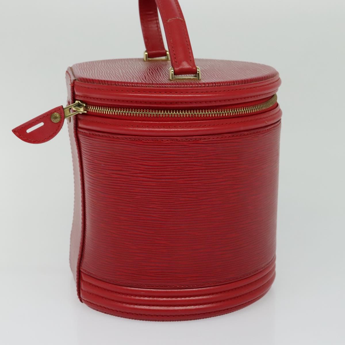 LOUIS VUITTON Epi Cannes Hand Bag Red M48037 LV am7649