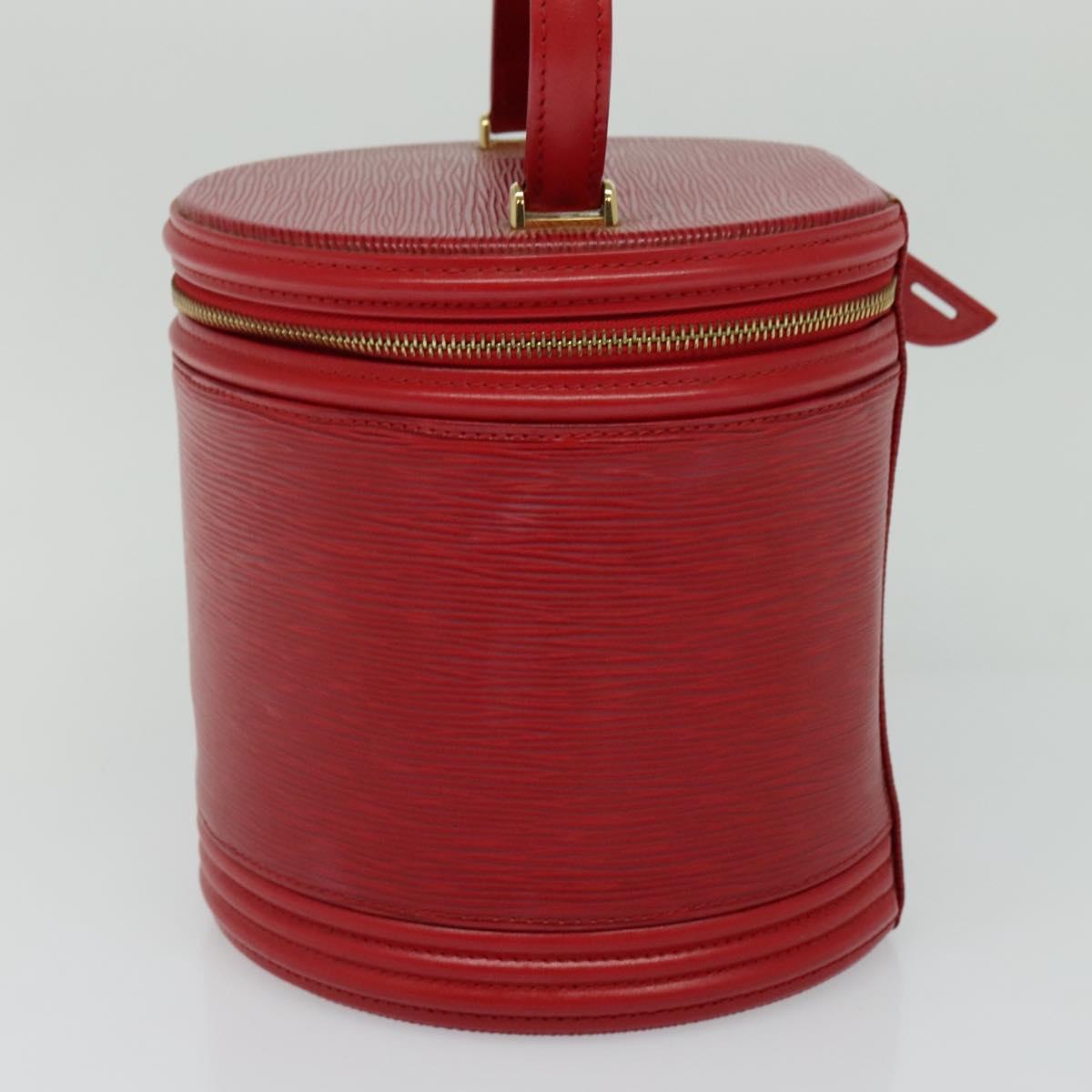 LOUIS VUITTON Epi Cannes Hand Bag Red M48037 LV am7649