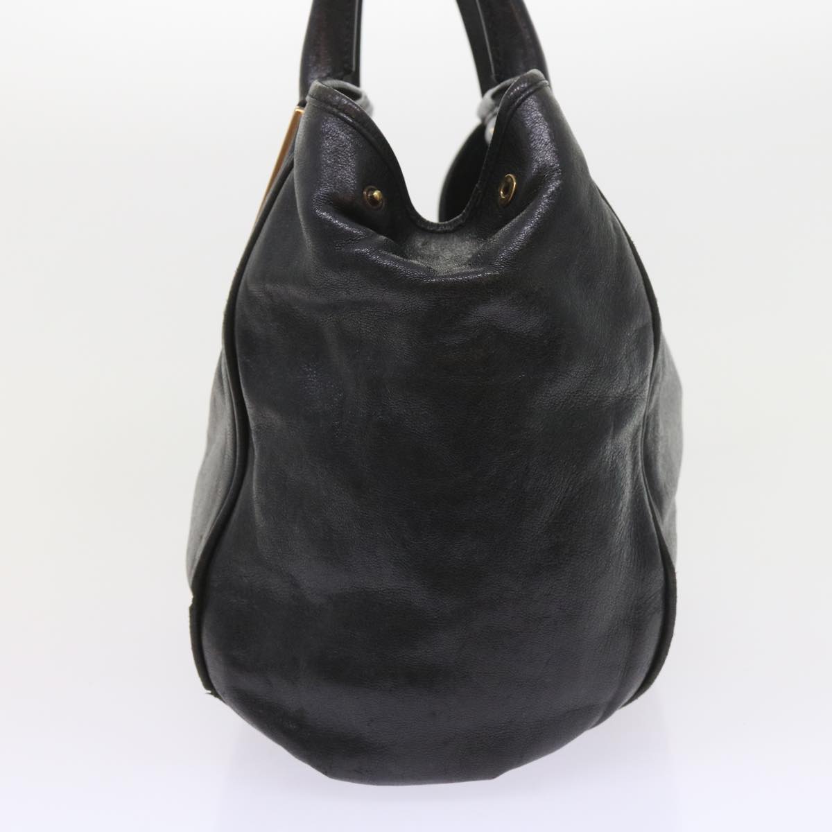 Chloe Etel Hand Bag Leather Black ar10716