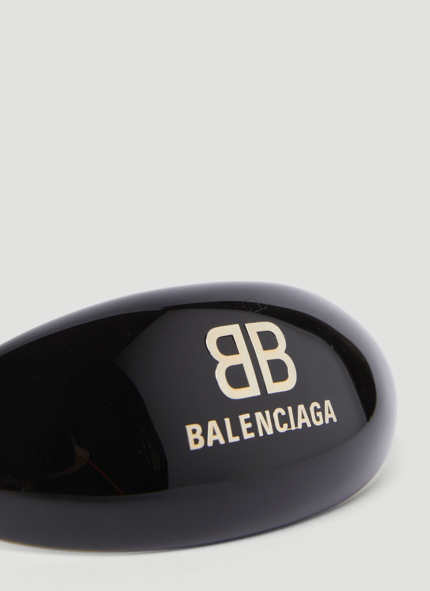 Balenciaga Women Logo Applique Hair Clip