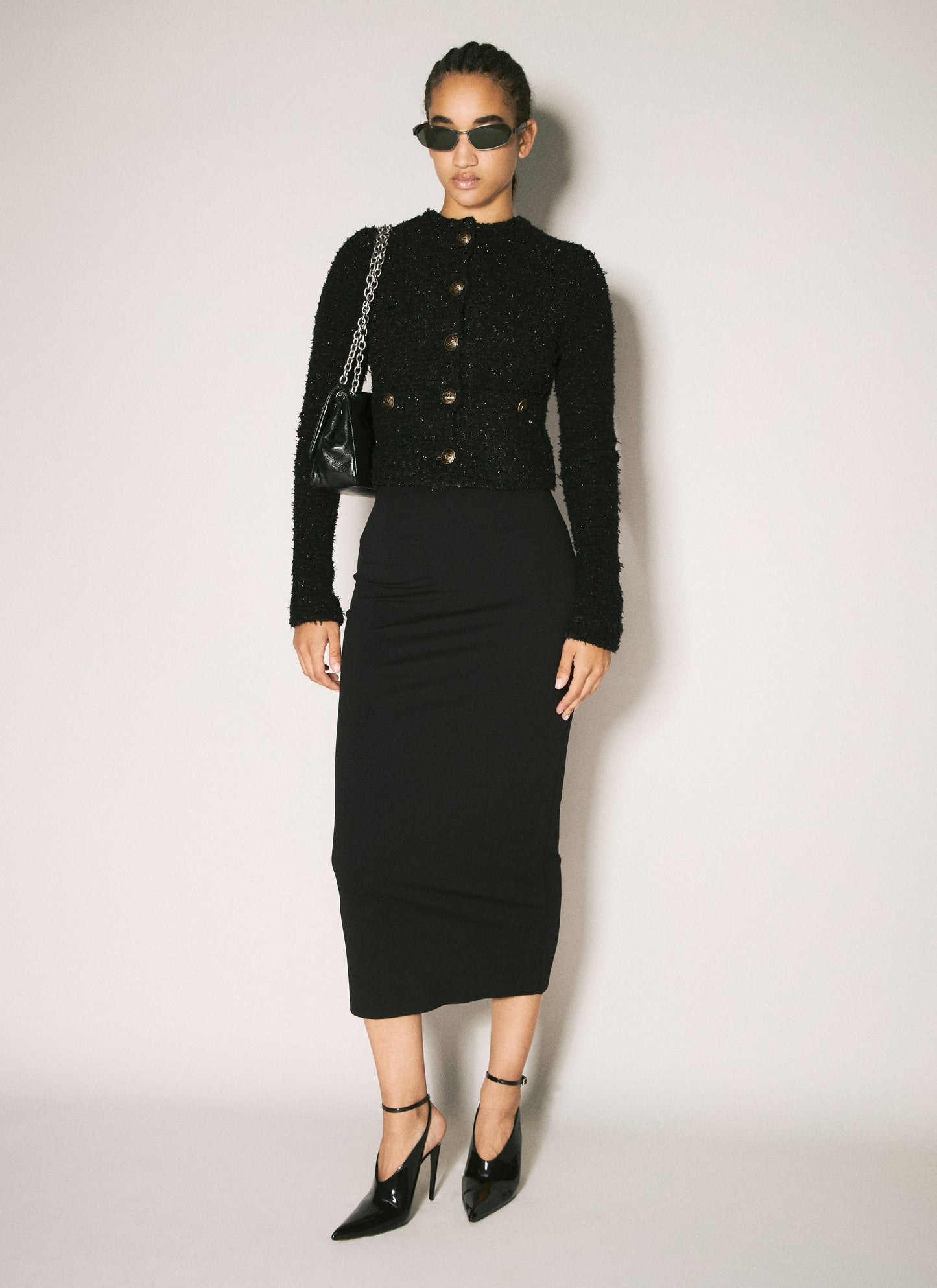 Balenciaga Women Cropped Cardigan
