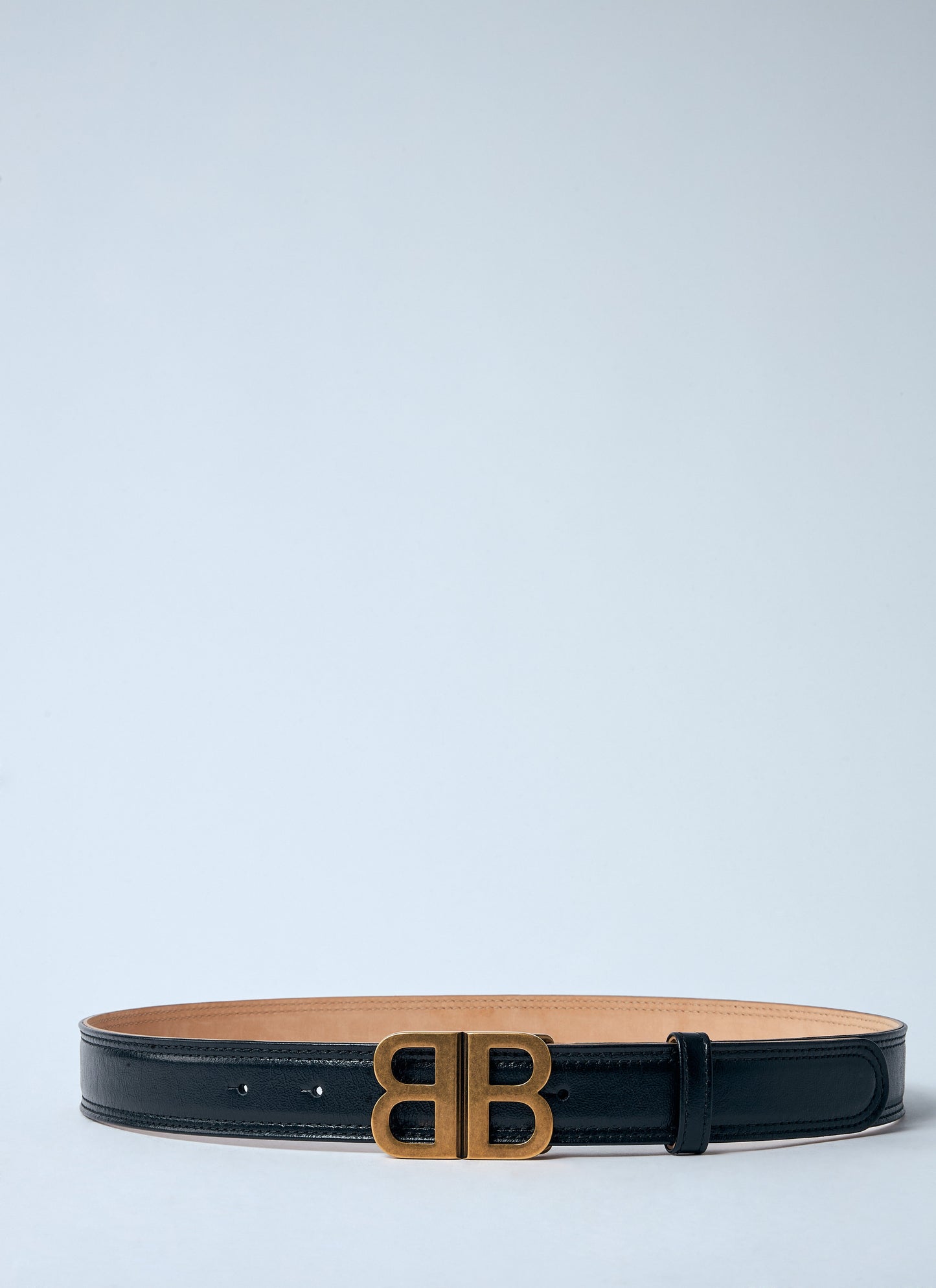 Balenciaga Women Bb Soft Leather Belt