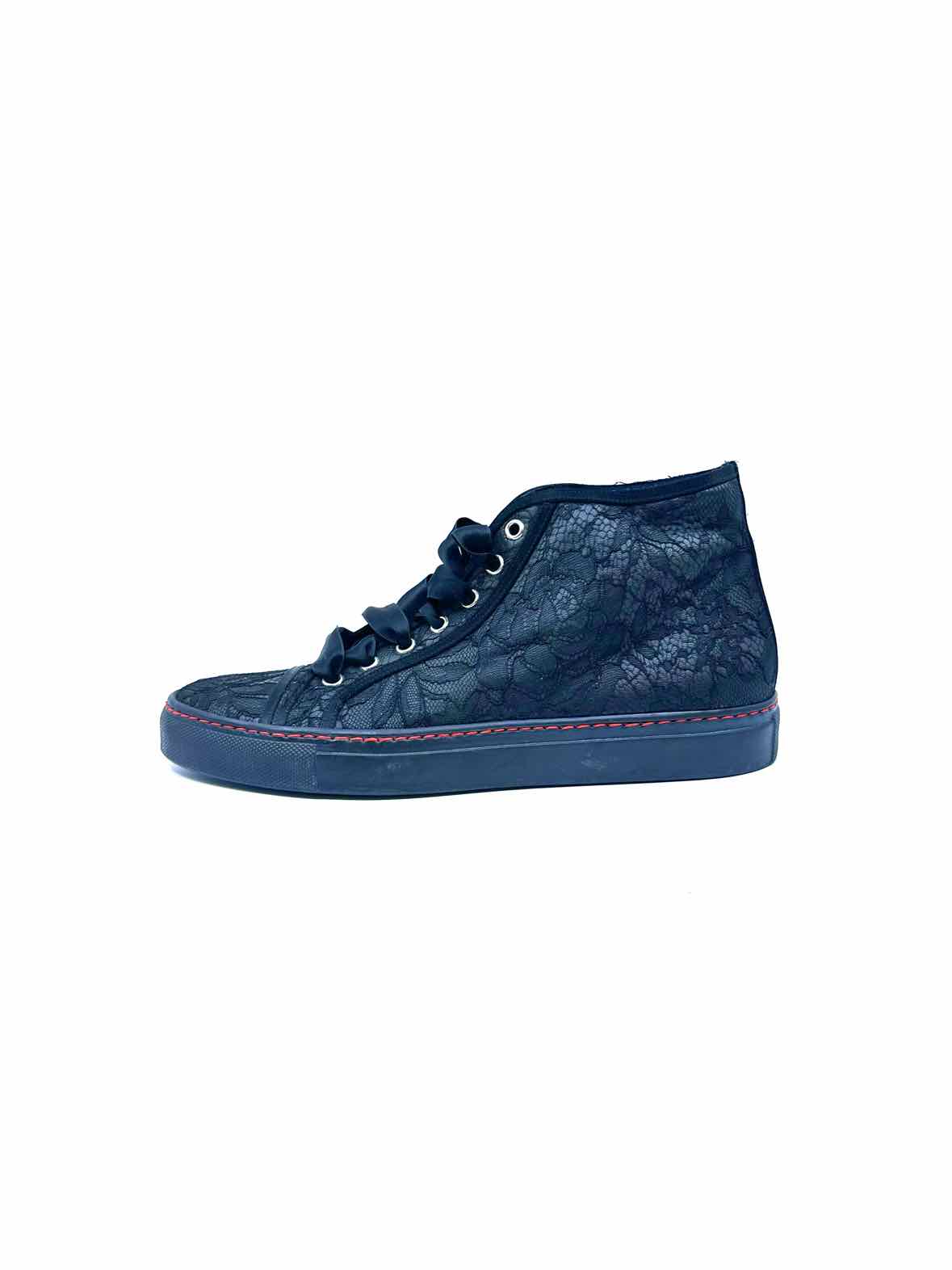VALENTINO Size 8 Black Sneakers
