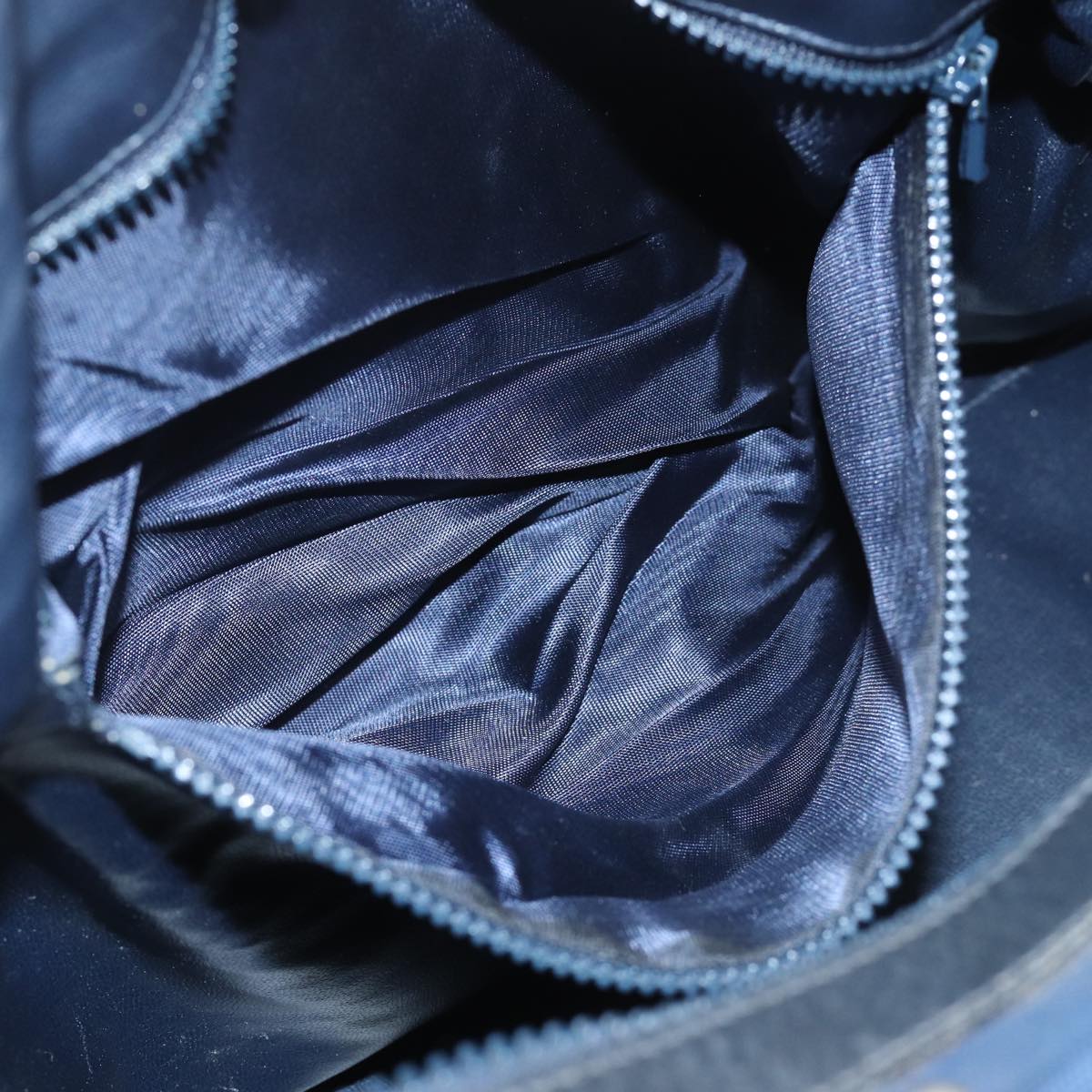 CELINE Boston Bag Canvas Navy Auth bs13182