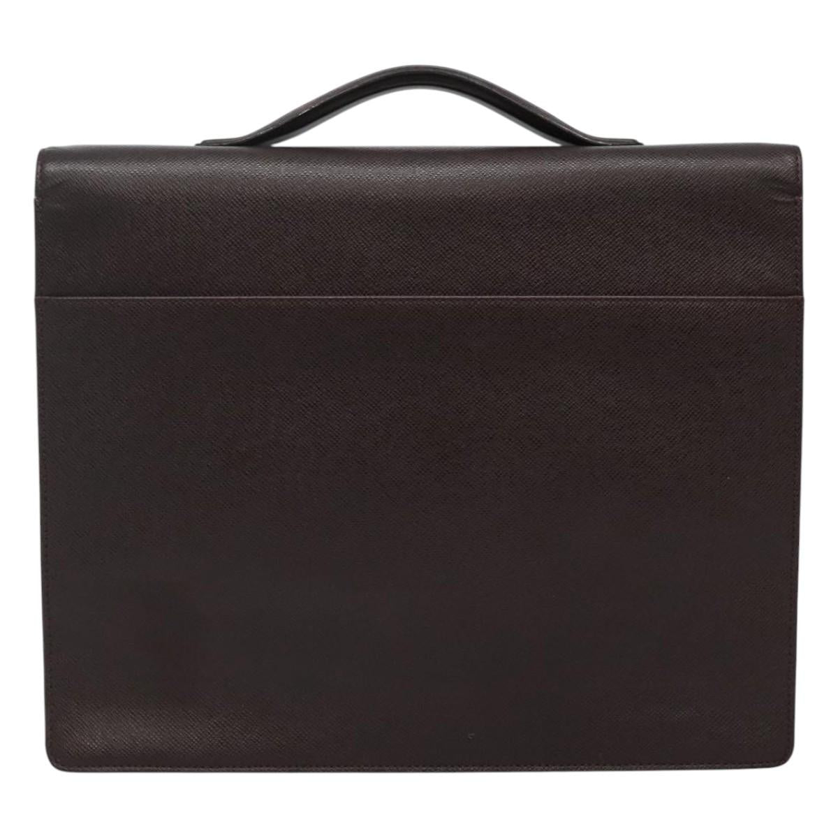 LOUIS VUITTON Taiga Serviette Kazan Business Bag Acajou M30806 LV bs22109