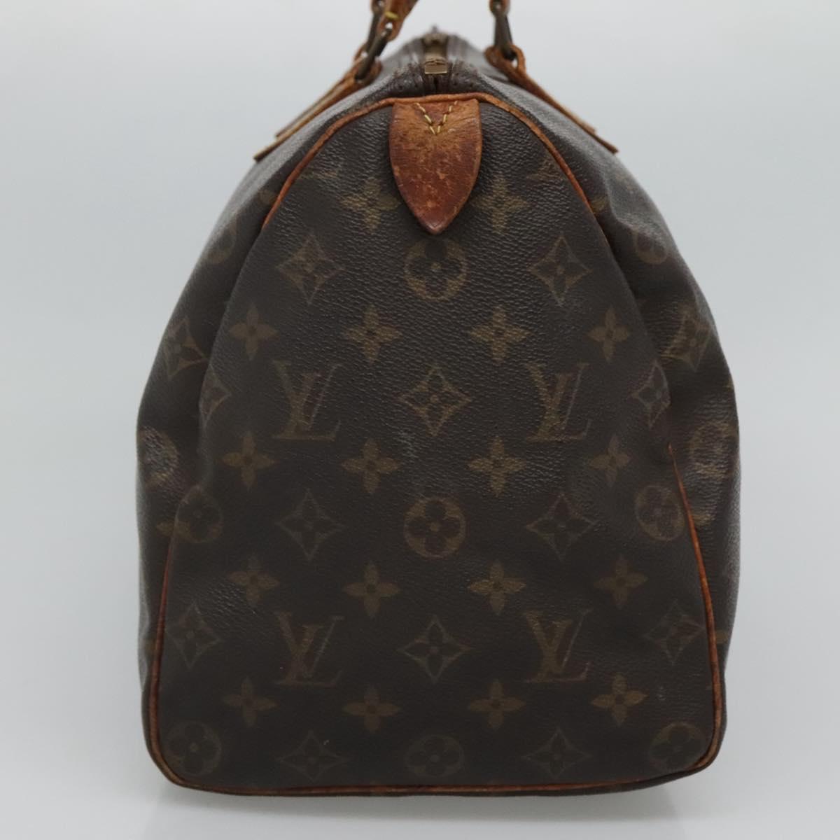LOUIS VUITTON Monogram Speedy 35 Hand Bag M41524 LV bs22236