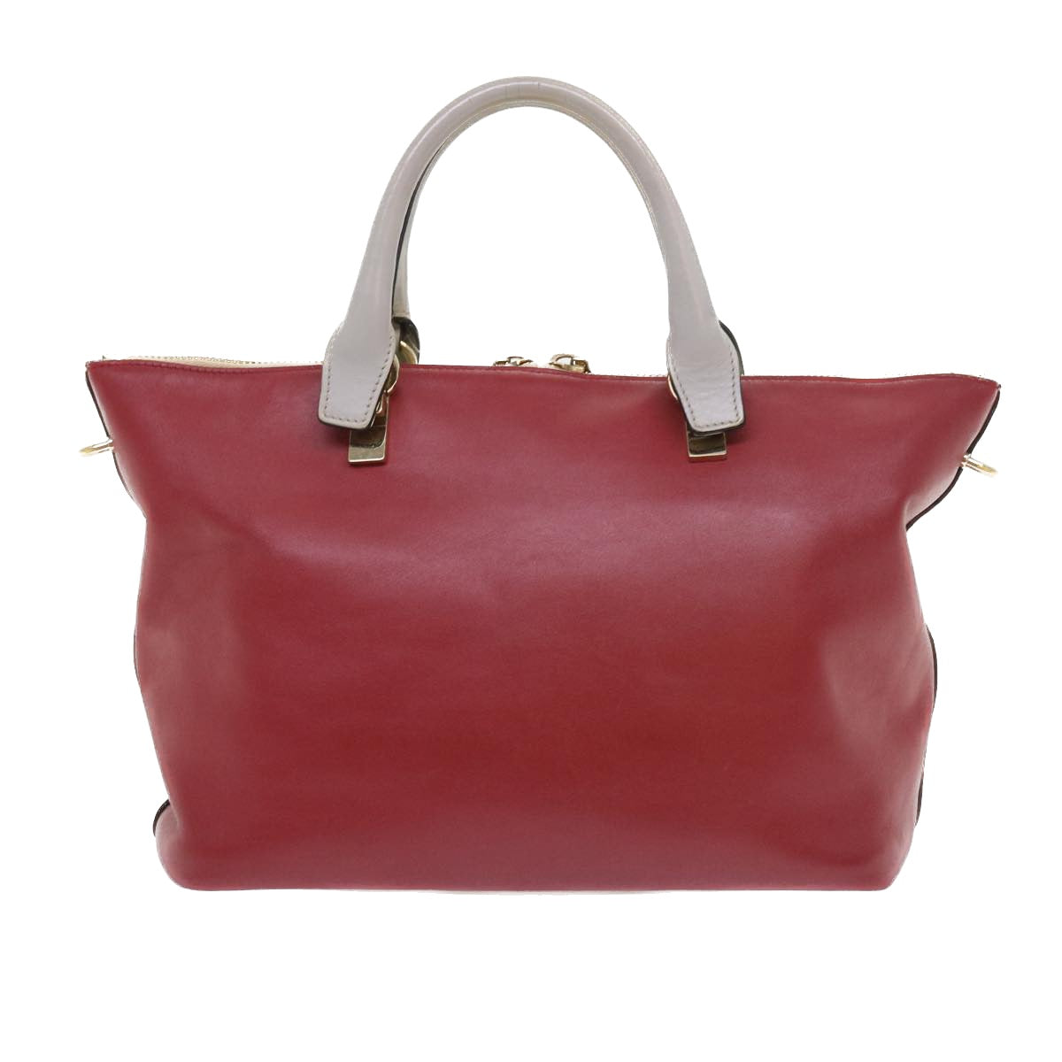 Chloe Hand Bag Leather 2way Beige bs8954