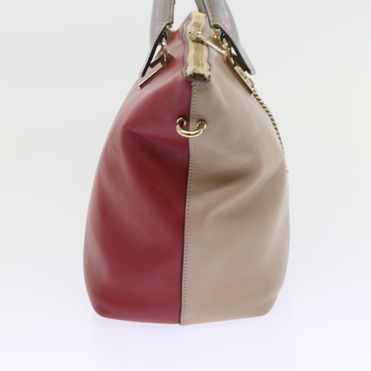 Chloe Hand Bag Leather 2way Beige bs8954