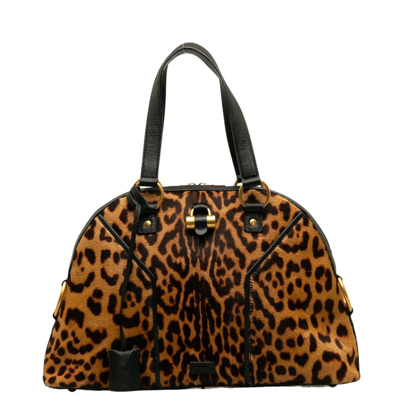Saint Laurent Saint Laurent Handbags Harako/Leather Brown Black Ladies