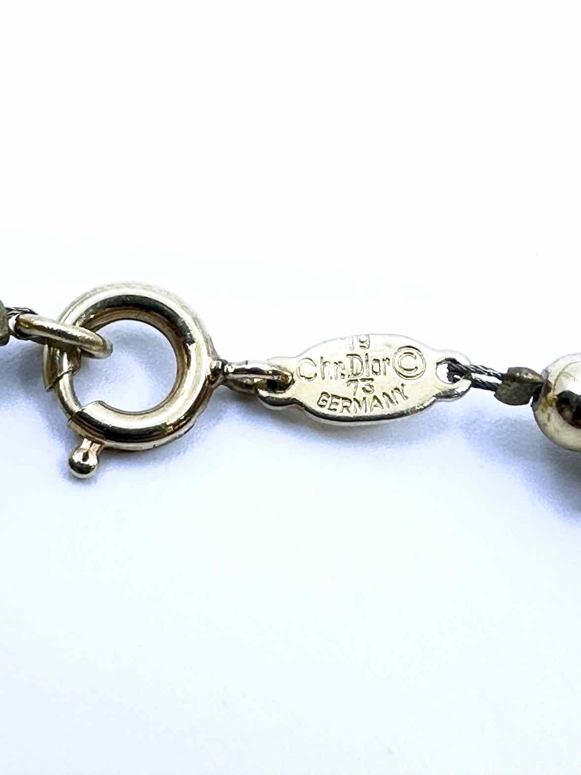 CHRISTIAN DIOR Pink Necklace