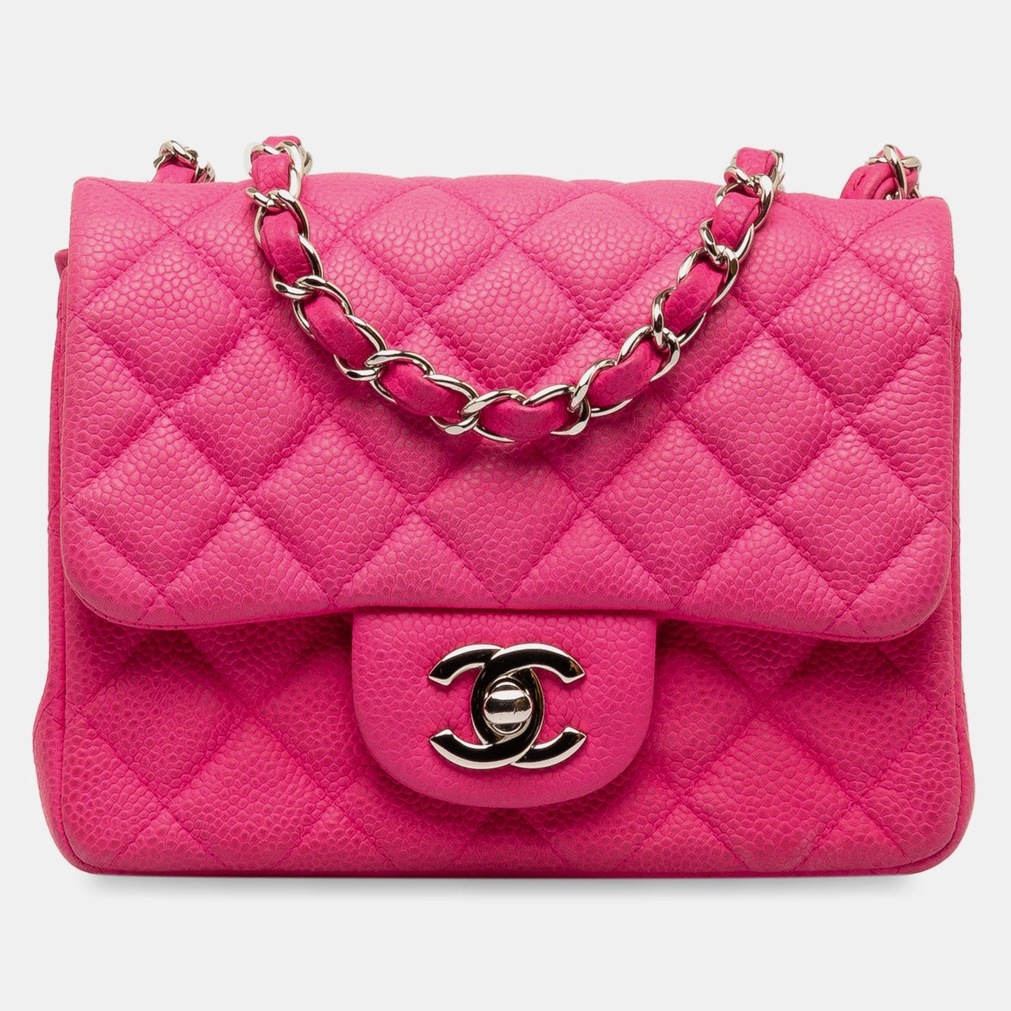 Chanel Mini Square Caviar Single Flap