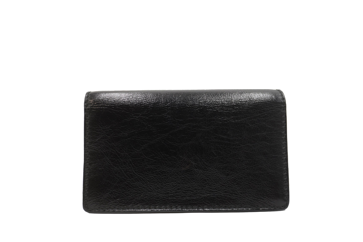 Jadior Clutch on Chain Leather Black