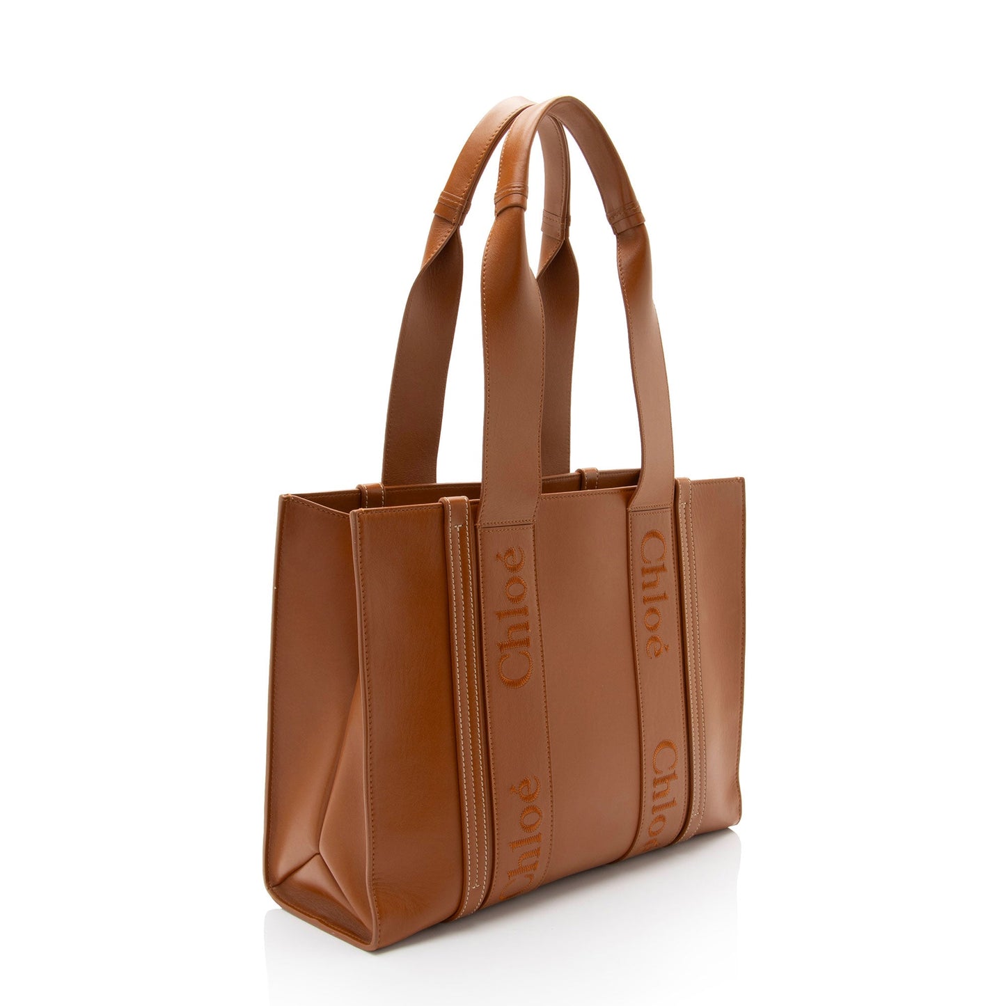 Chloe Soft Leather Woody Medium Tote