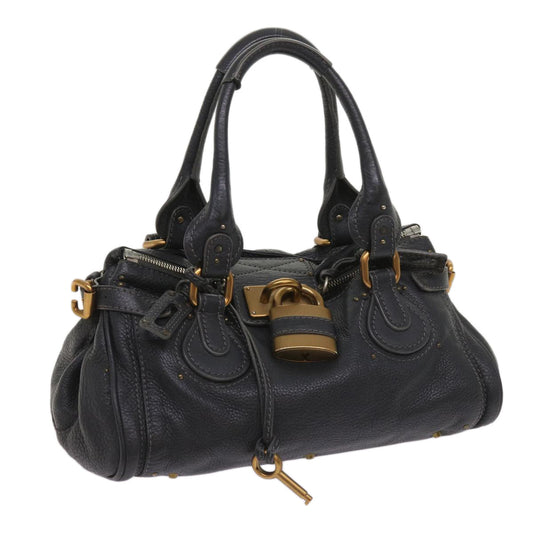 Chloe Paddington Hand Bag Leather Gray 02 06 51 5191 ep3006