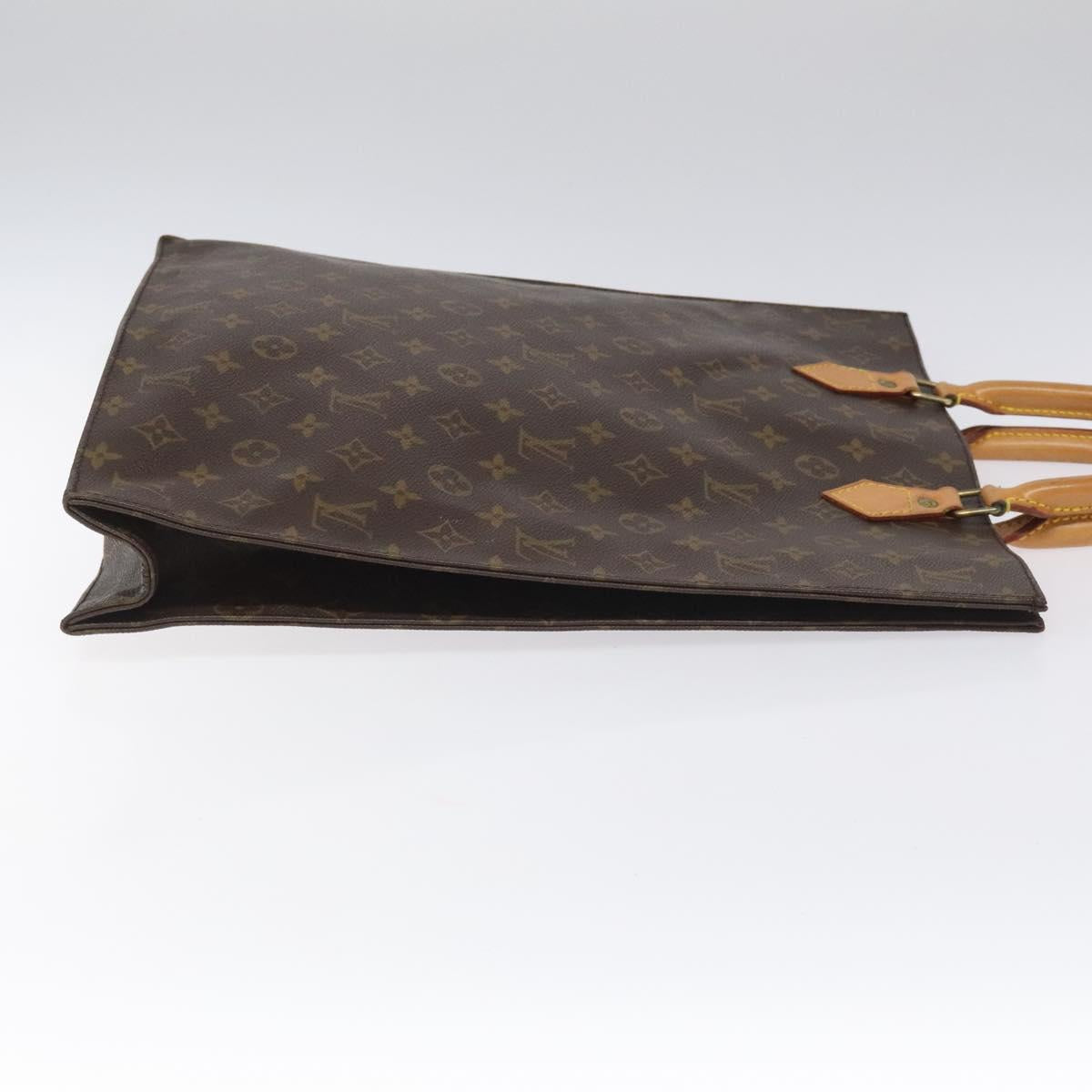 LOUIS VUITTON Monogram Sac Plat Hand Bag M51140 LV ep7390