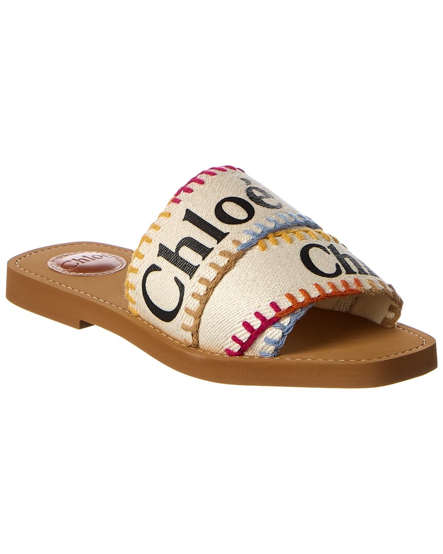 Chloe Woody Canvas Sandal