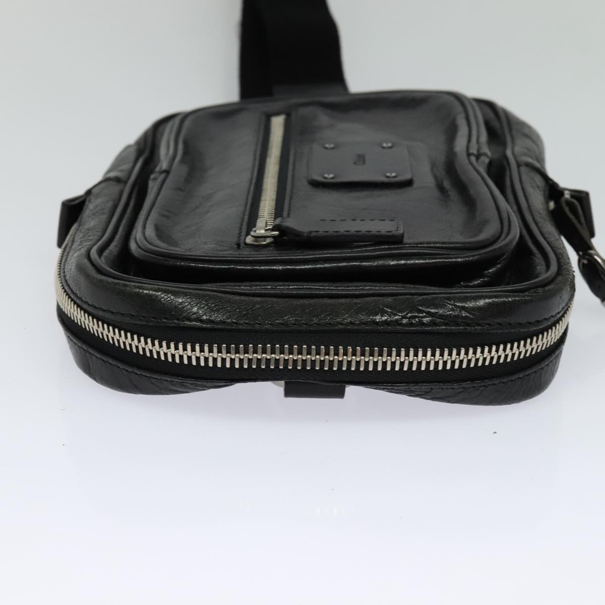 Chloe Paddington Body Bag Leather Black Silver hk2099