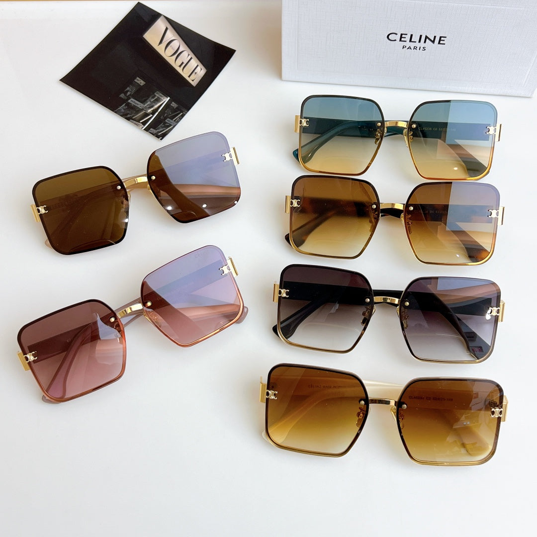 Celine TRIOMPHE SQUARE SUNGLASS CL40238 IN ACETATE