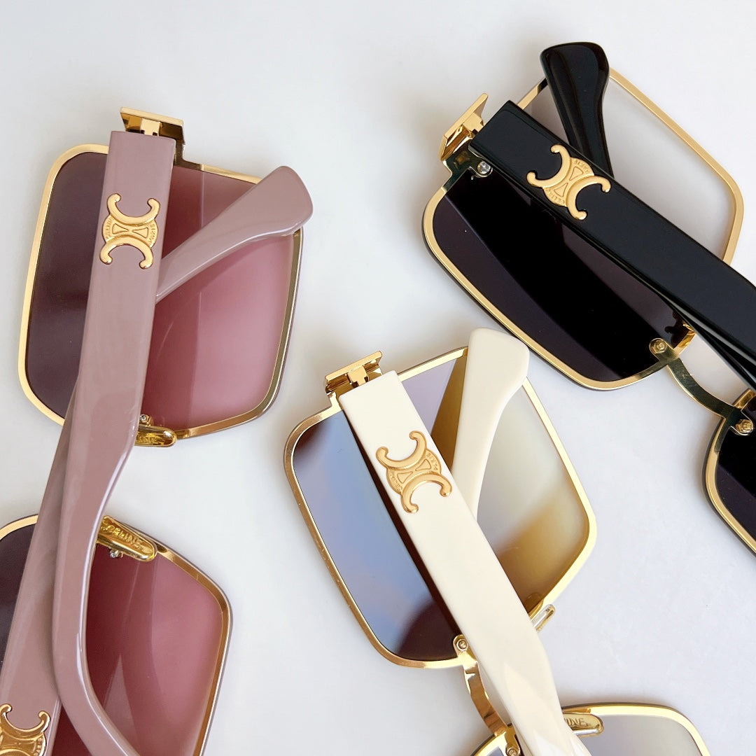 Celine TRIOMPHE SQUARE SUNGLASS CL40238 IN ACETATE