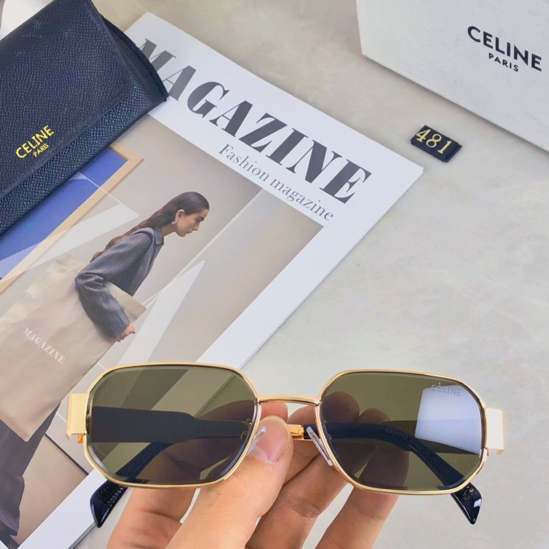 Celine TRIOMPHE SUNGLASS 501780 IN METAL