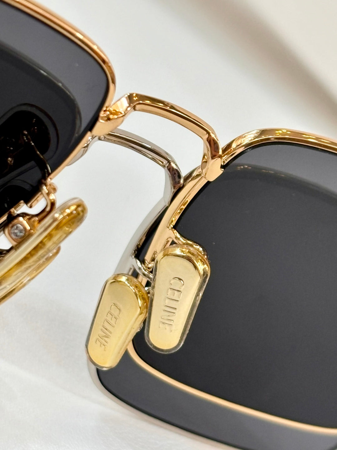 Celine TRIOMPHE SUNGLASSES CL40522 IN METAL CHAIN LINK