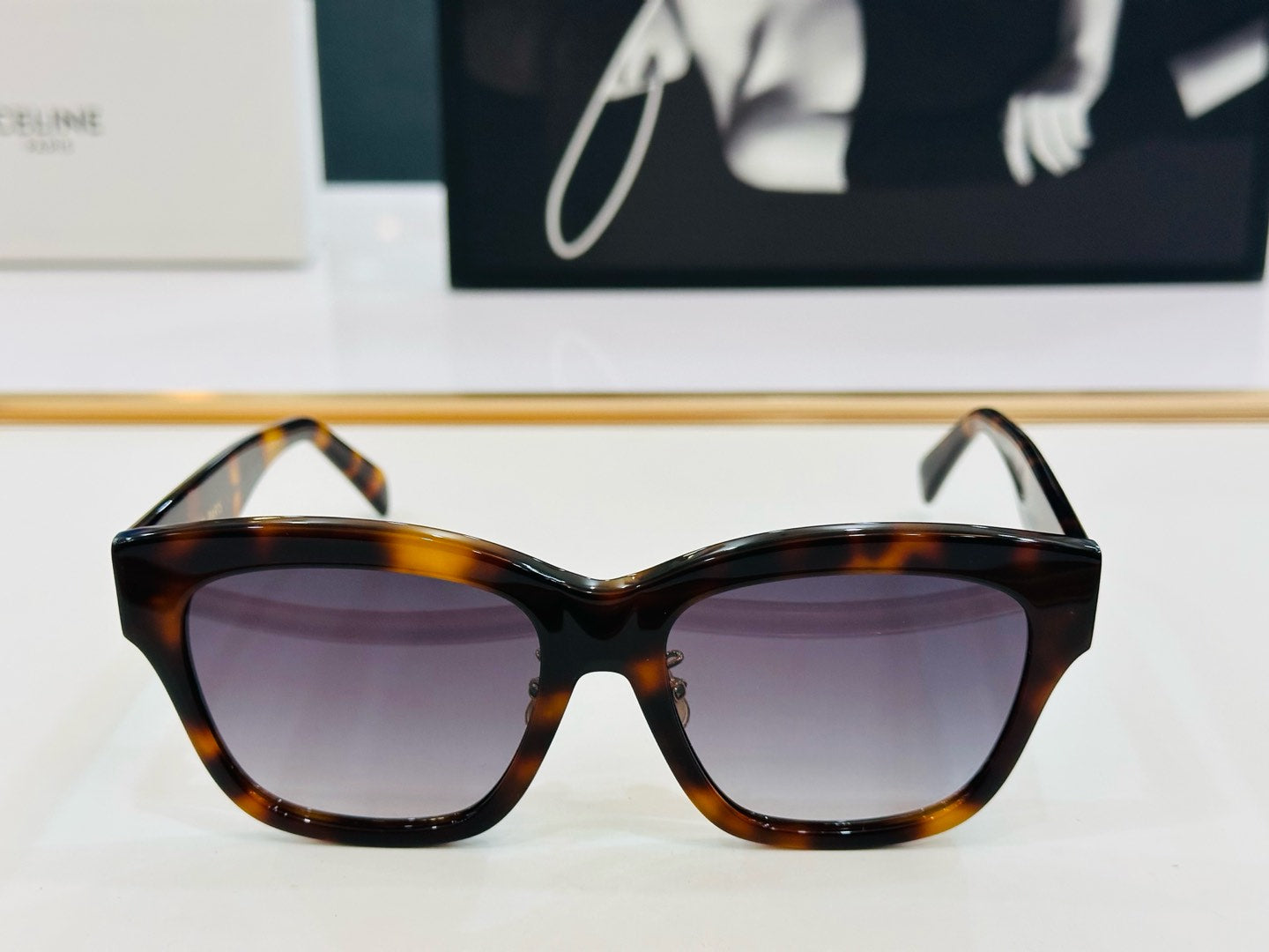 Celine TRIOMPHE SUNGLASS CL40253F IN ACETATE