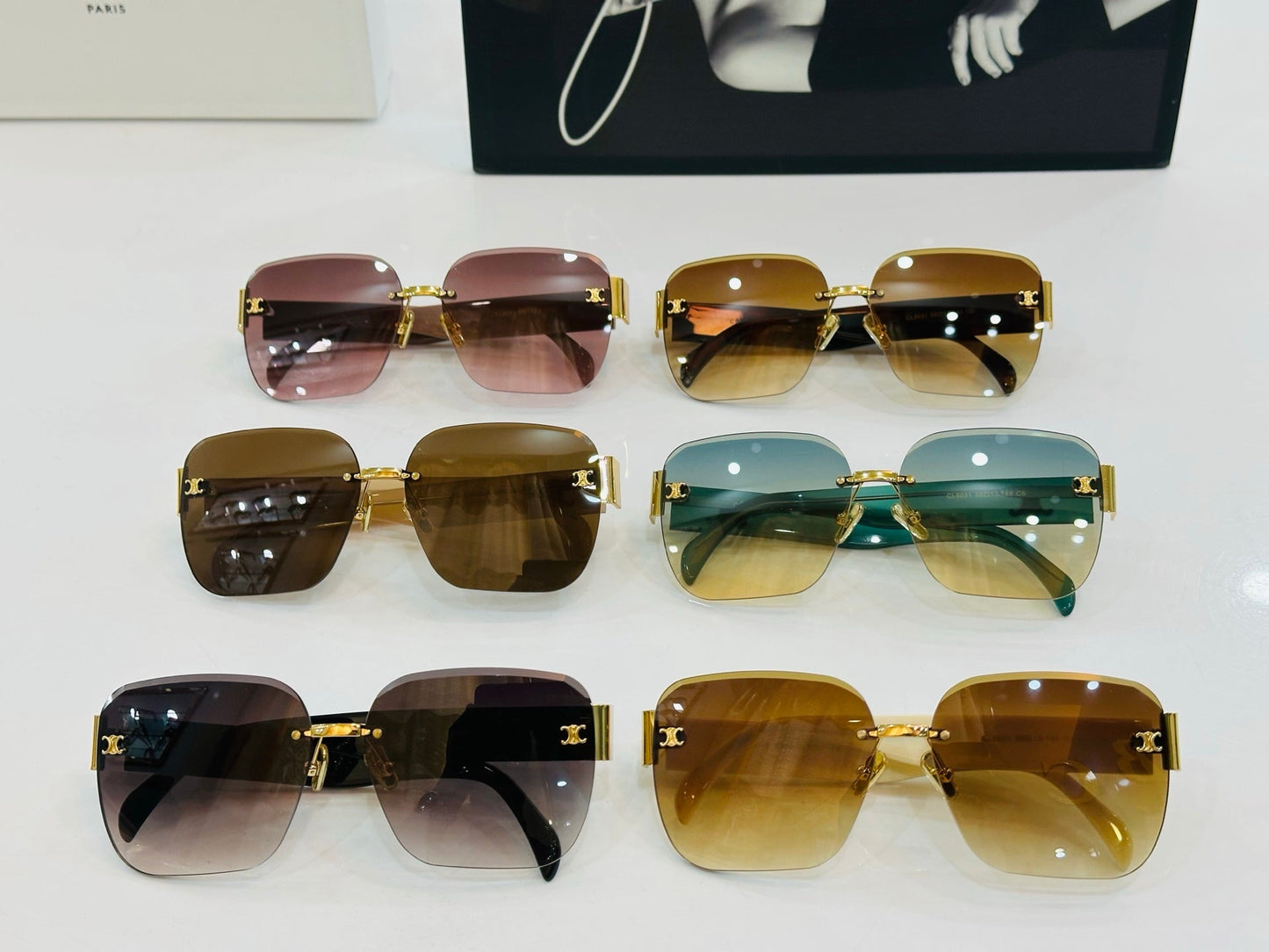 Celine TRIOMPHE SUNGLASSES CL8031 IN ACETATE