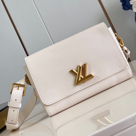 Louis Vuitton soft twist 27cm quartz calfskin gold hardware