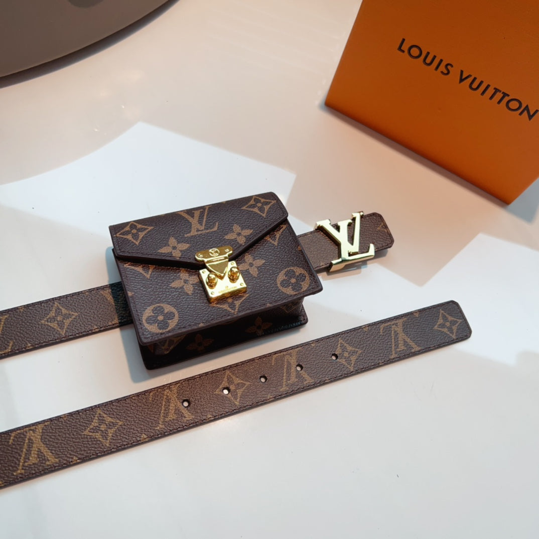 Louis Vuitton Metis Belt Bag 30 Buckle Brown Monogram