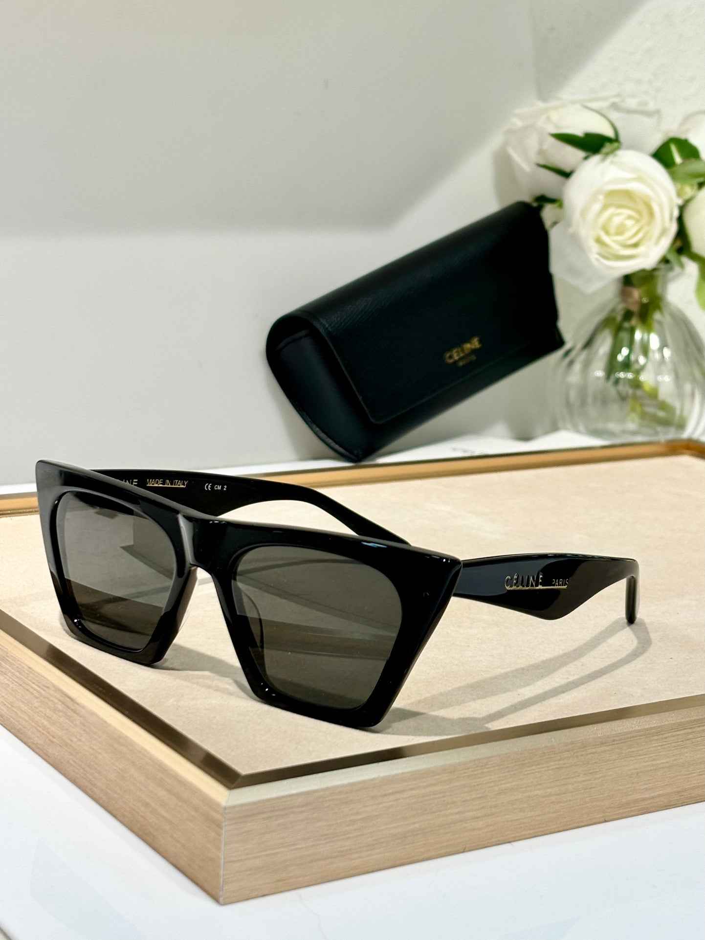 Celine TRIOMPHE SQUARE SUNGLASS 41468/S IN ACETATE