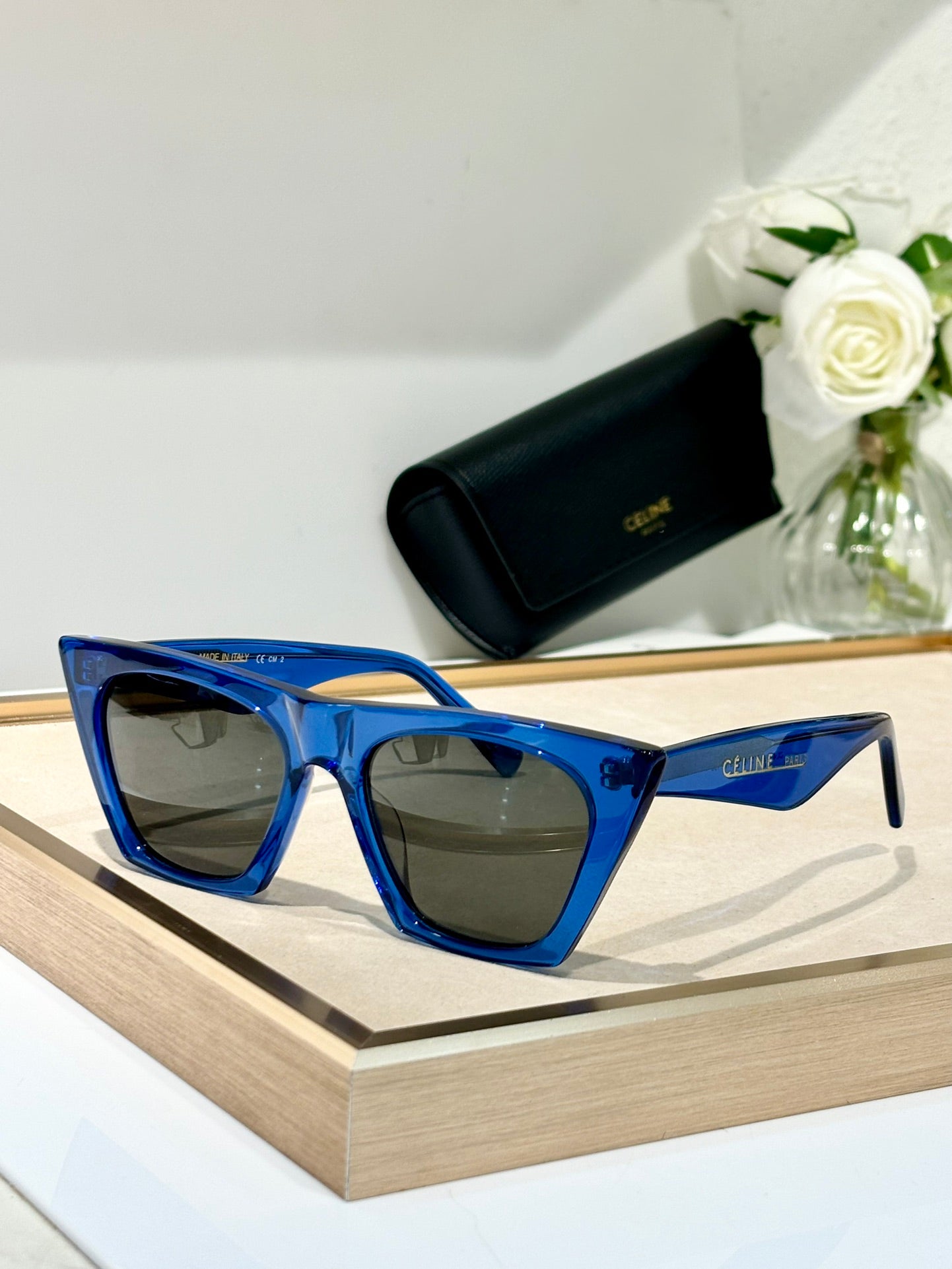 Celine TRIOMPHE SQUARE SUNGLASS 41468/S IN ACETATE