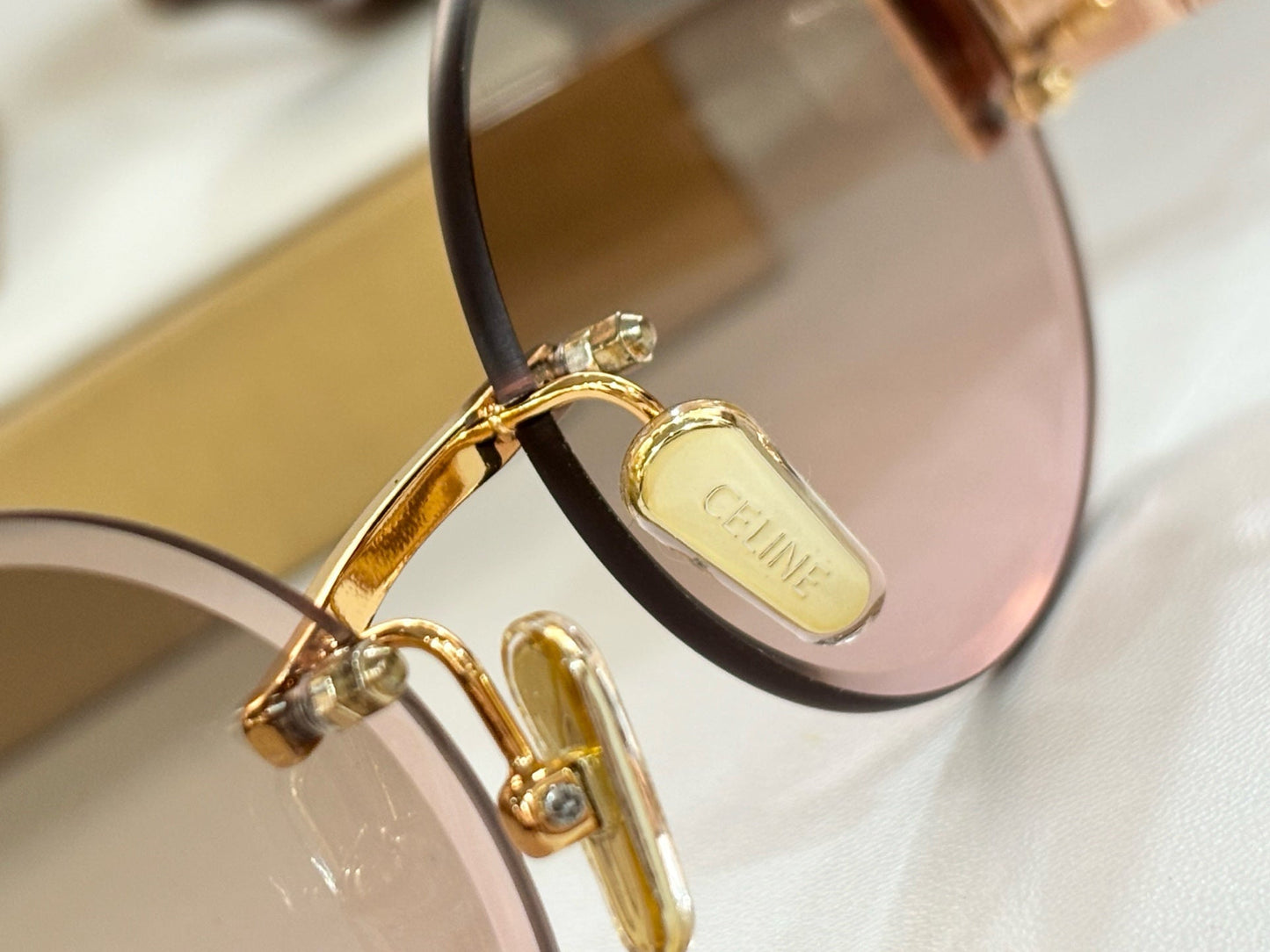 Celine TRIOMPHE SUNGLASS CL42121U IN METAL