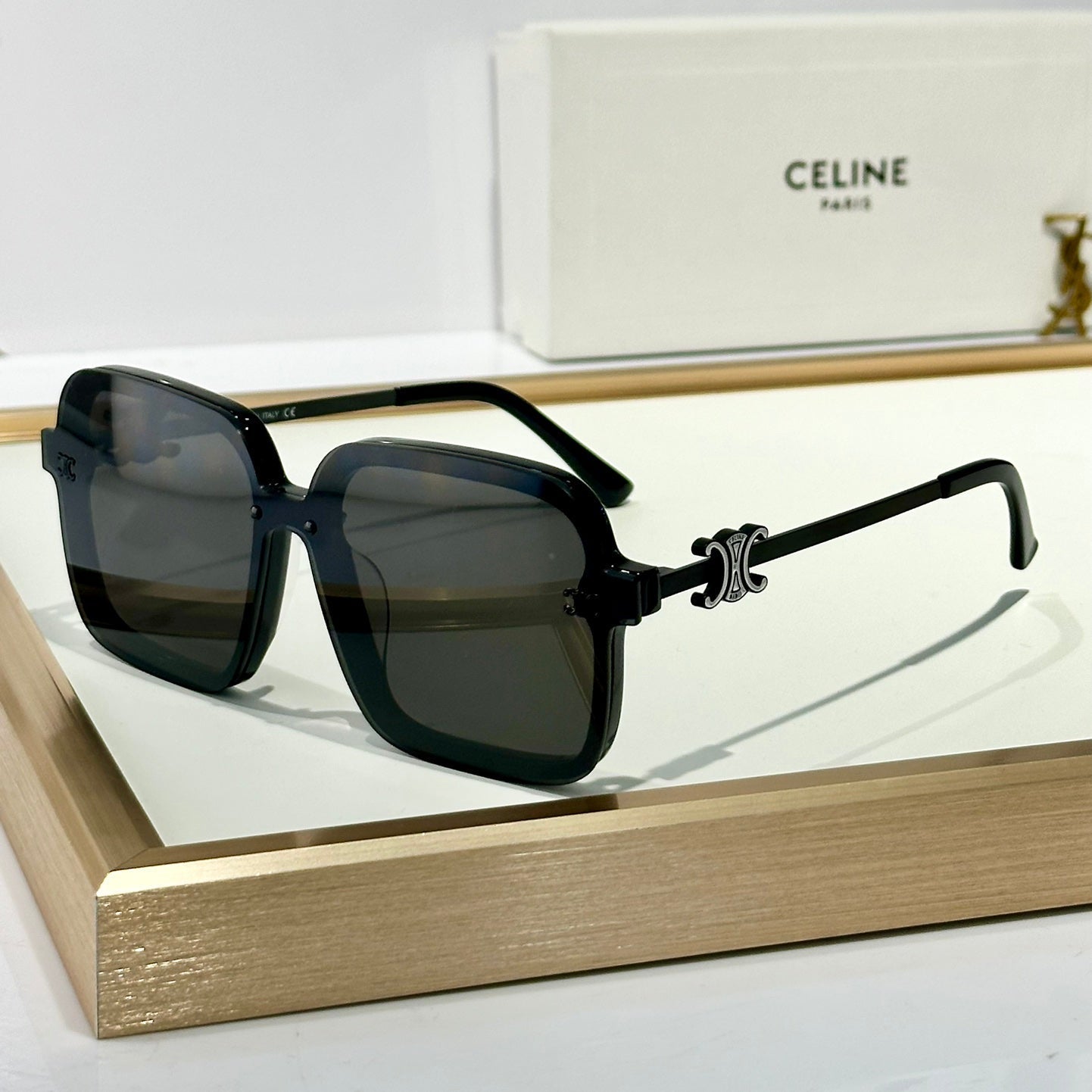 Celine TRIOMPHE SUNGLASSES CL40247U IN METAL