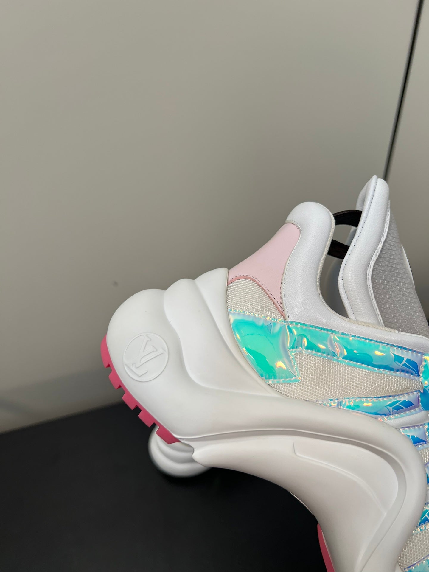 Louis Vuitton Archlight Sneaker 50mm White Mix Pink Fabric