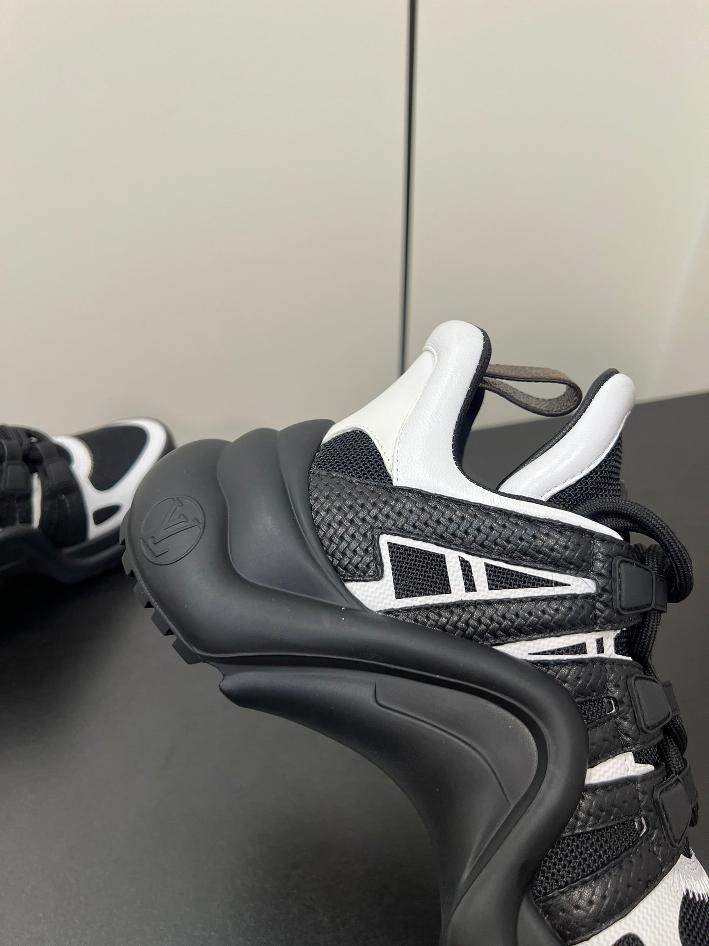 Louis Vuitton Archlight Sneaker 50mm Black Mix White Fabric