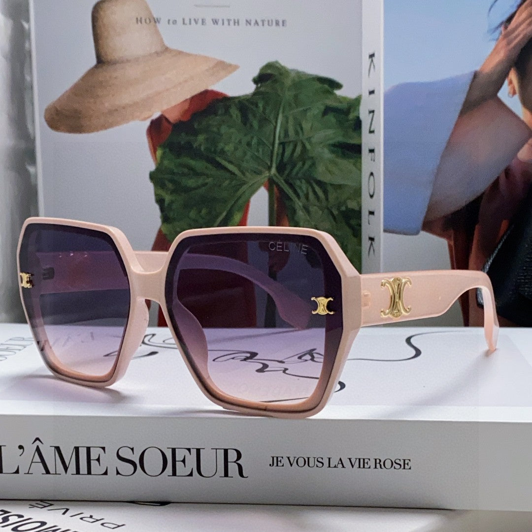 Celine TRIOMPHE SUNGLASSES 552769 IN PINK ACETATE