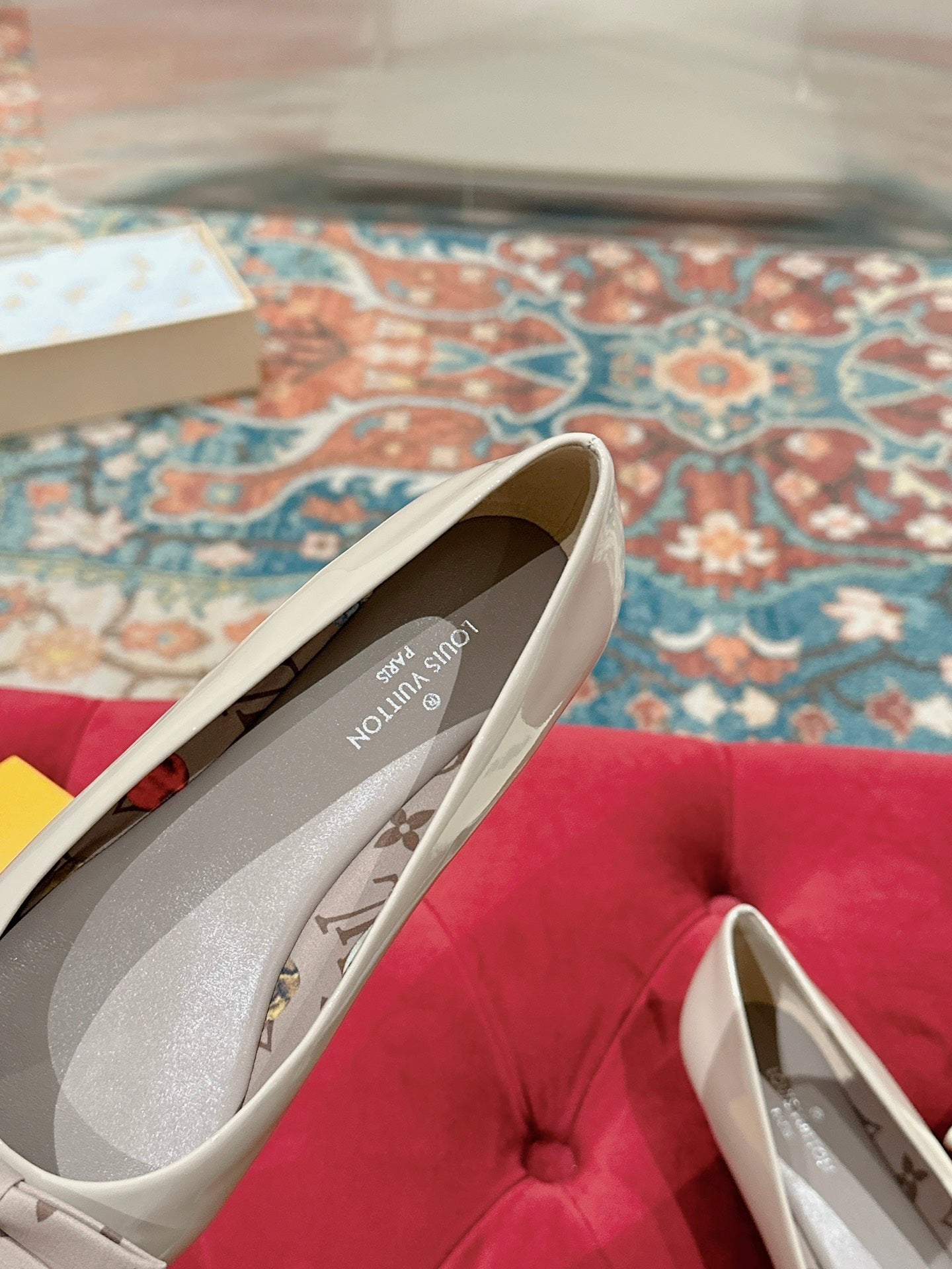 Louis Vuitton Popi Flat Ballerina Cosmic Latte Cowhide