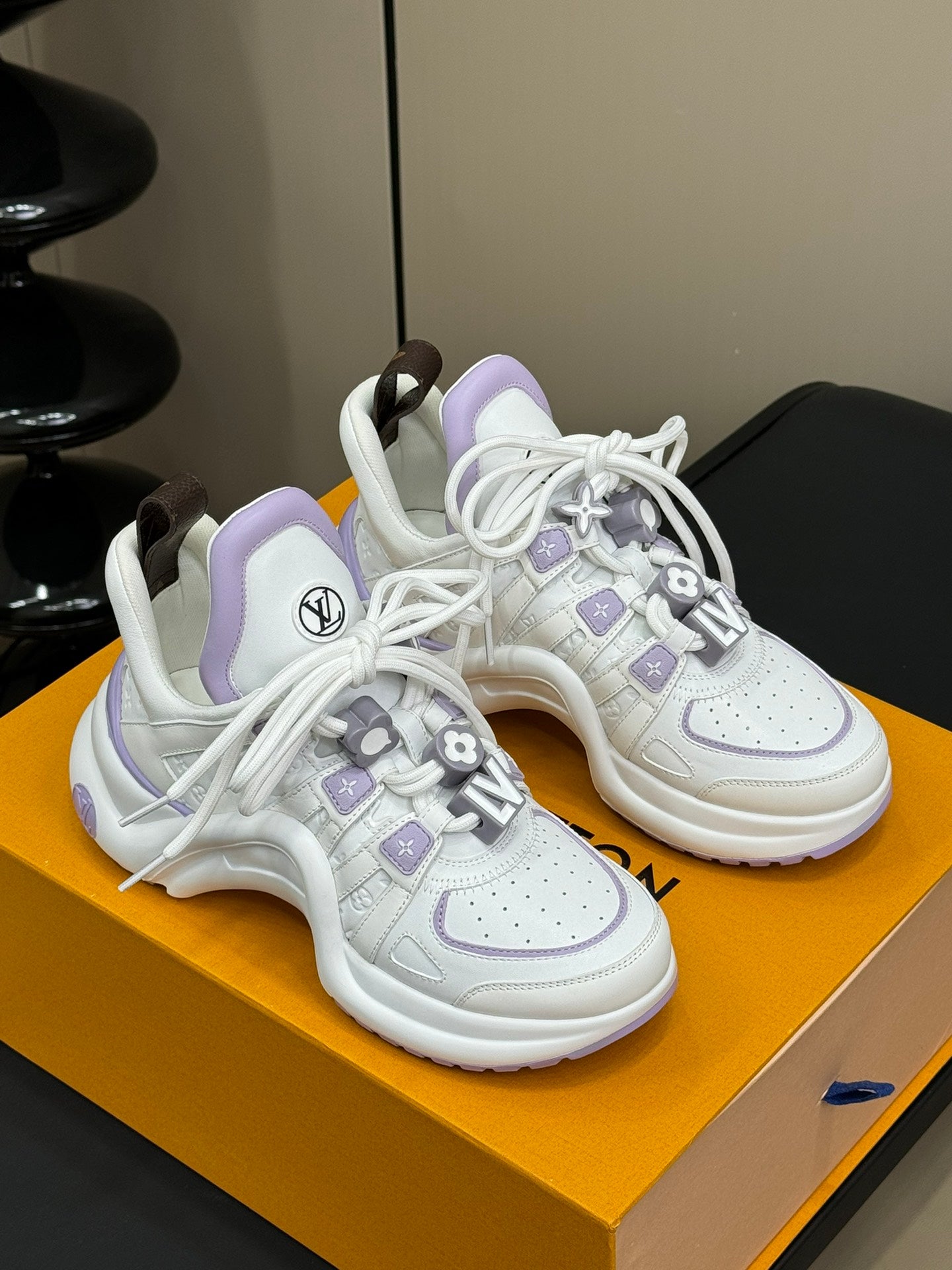 Louis Vuitton Archlight Sneaker White Mix Purple Calfskin