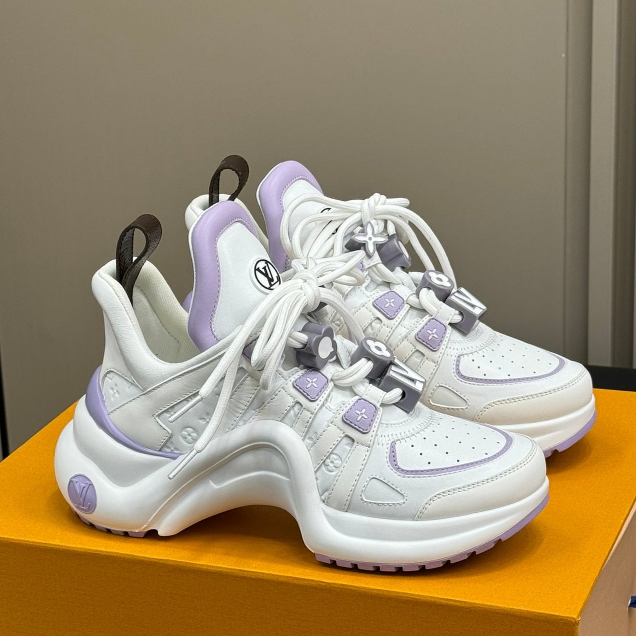 Louis Vuitton Archlight Sneaker White Mix Purple Calfskin