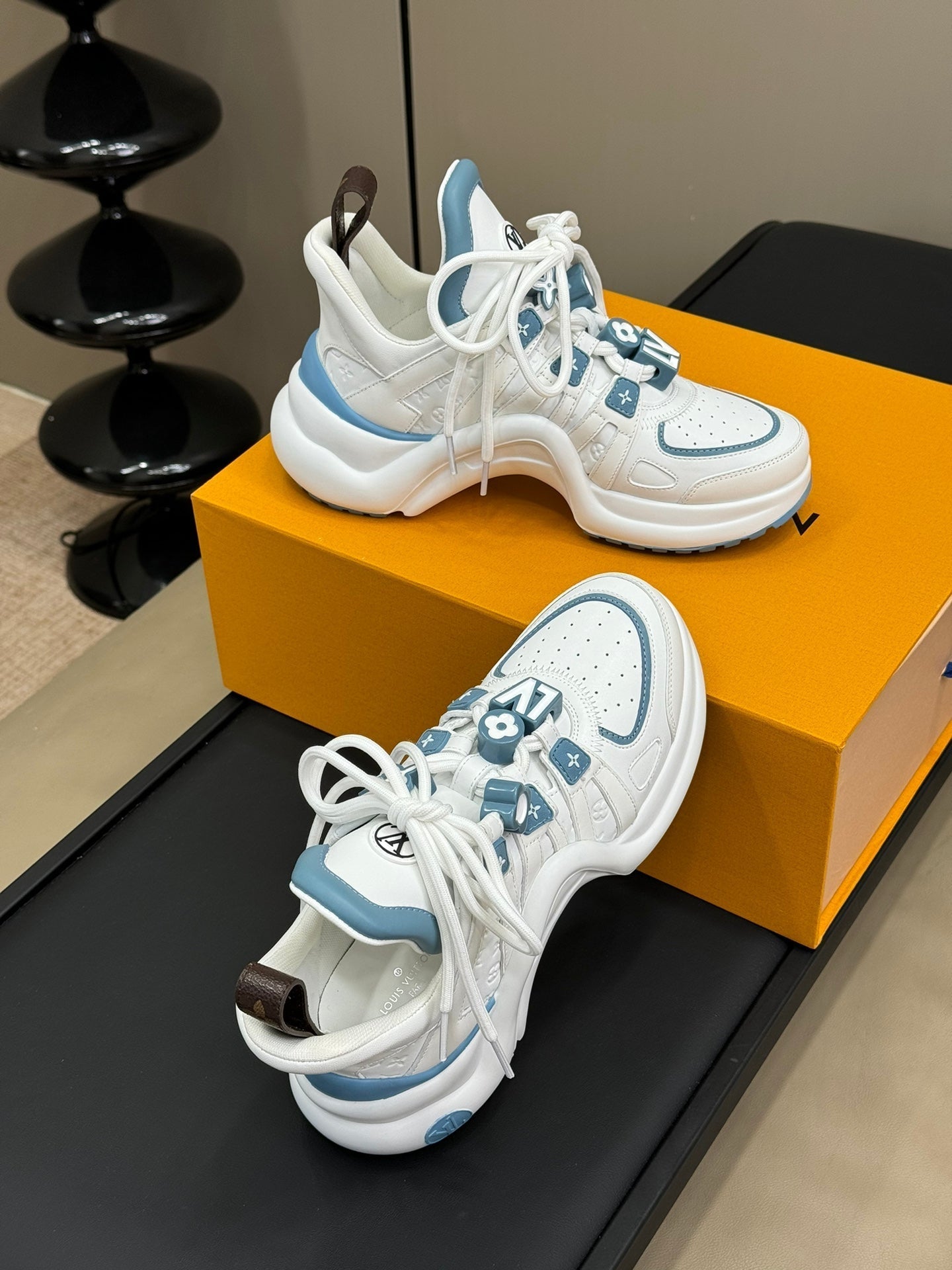 Louis Vuitton Archlight Sneaker White Mix Blue Calfskin