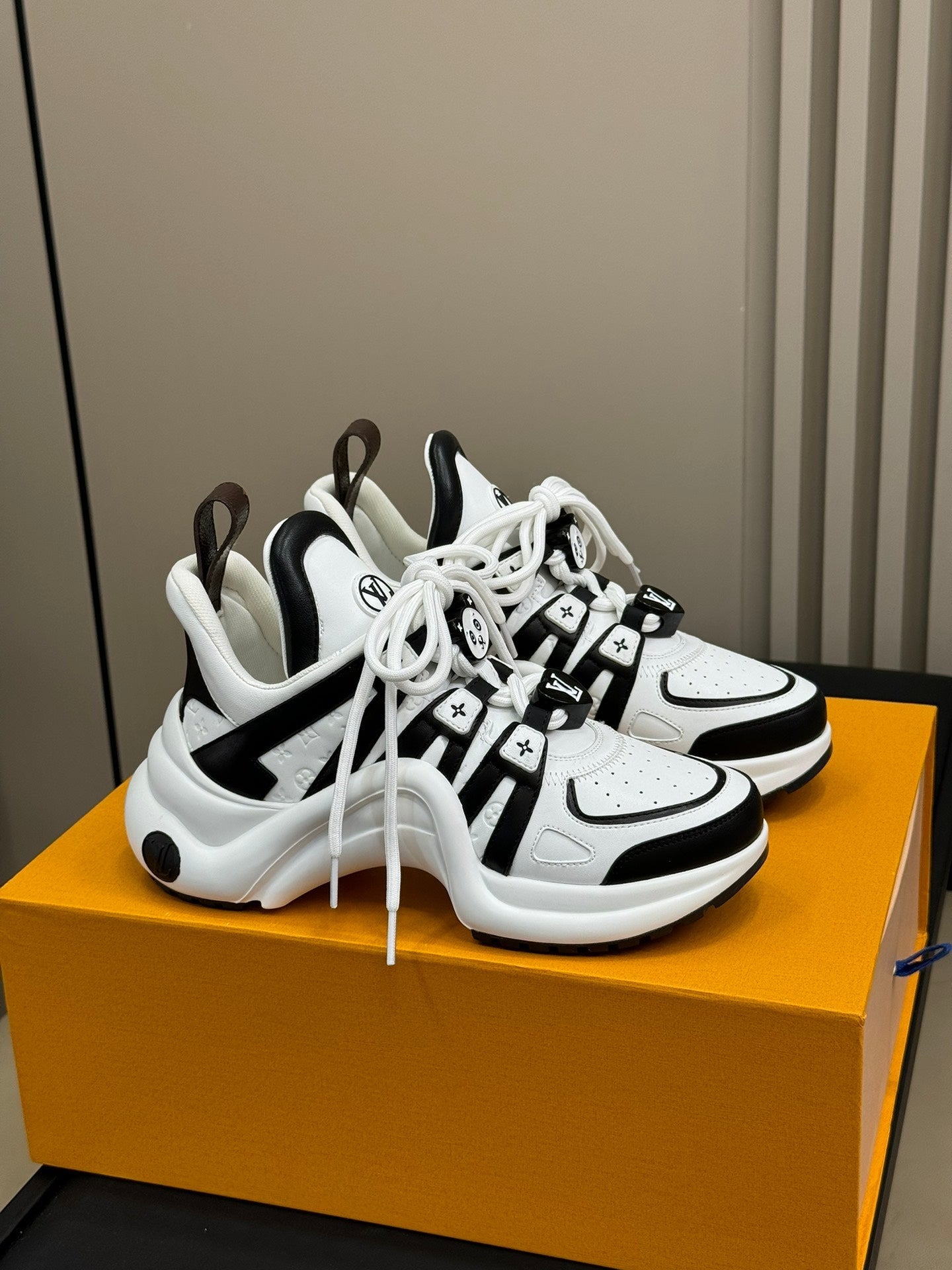 Louis Vuitton Archlight Sneaker White Mix Black Calfskin