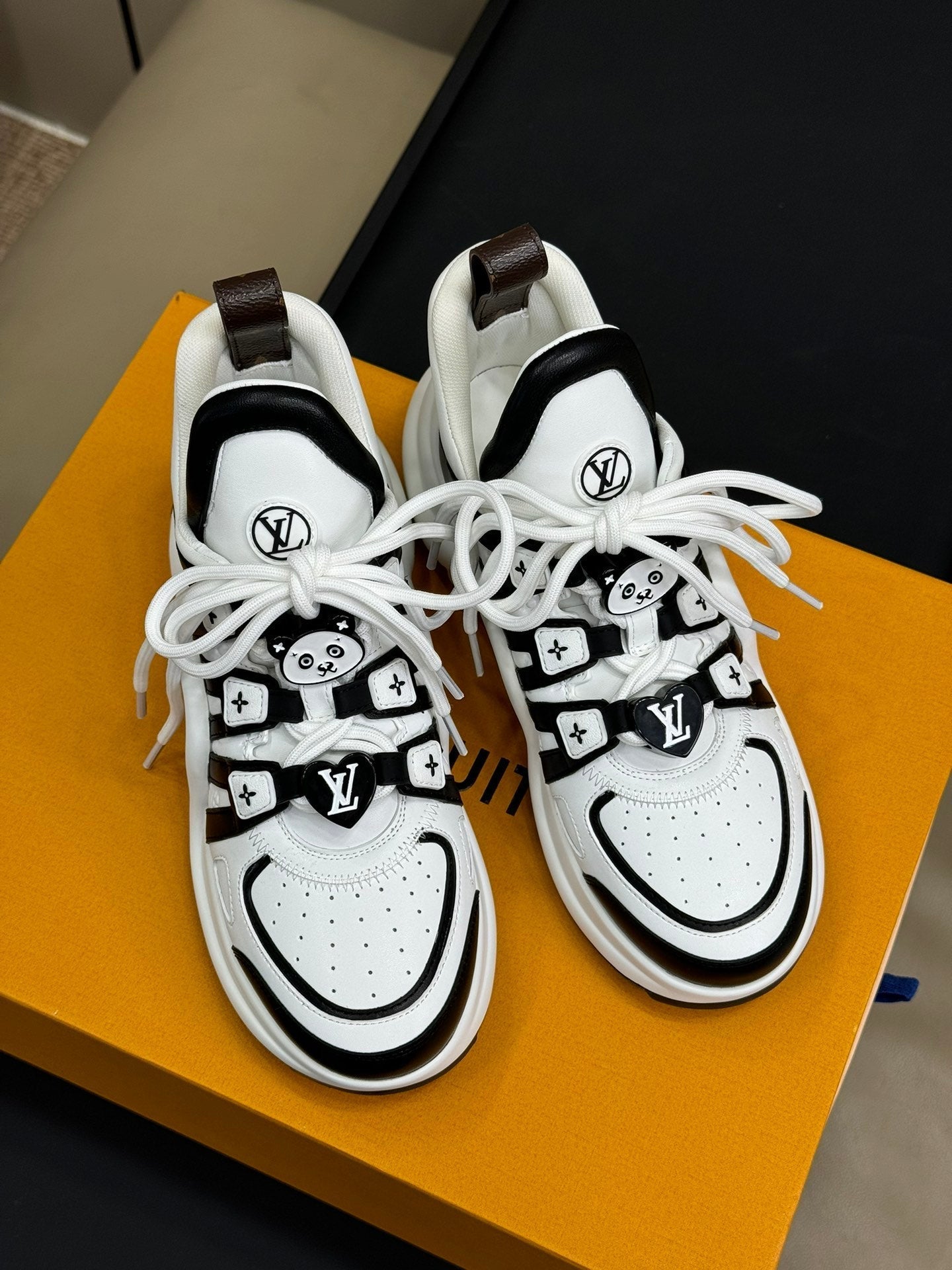 Louis Vuitton Archlight Sneaker White Mix Black Calfskin