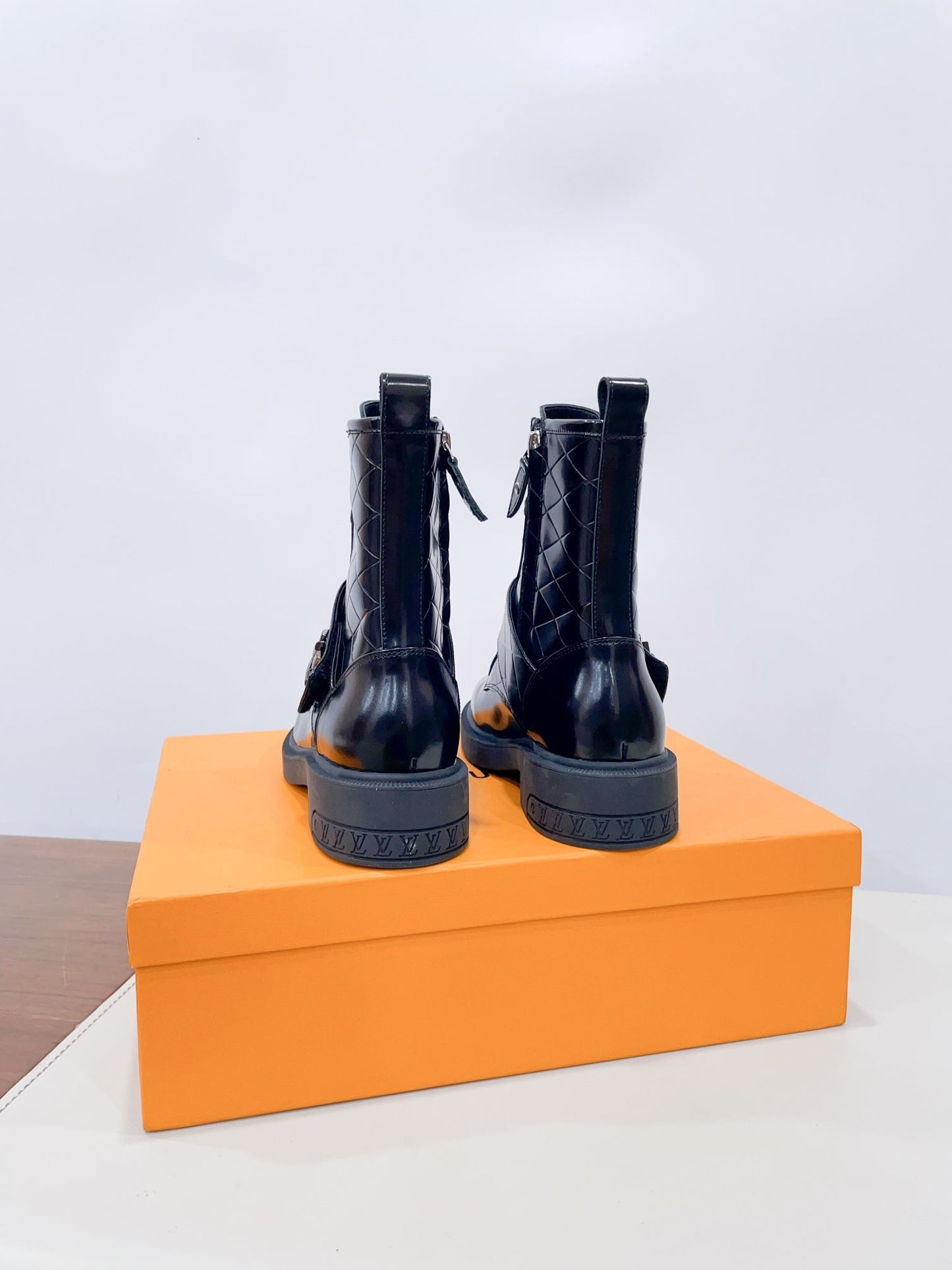 Louis Vuitton Westside Ankle Boot Glossy Black Calfskin