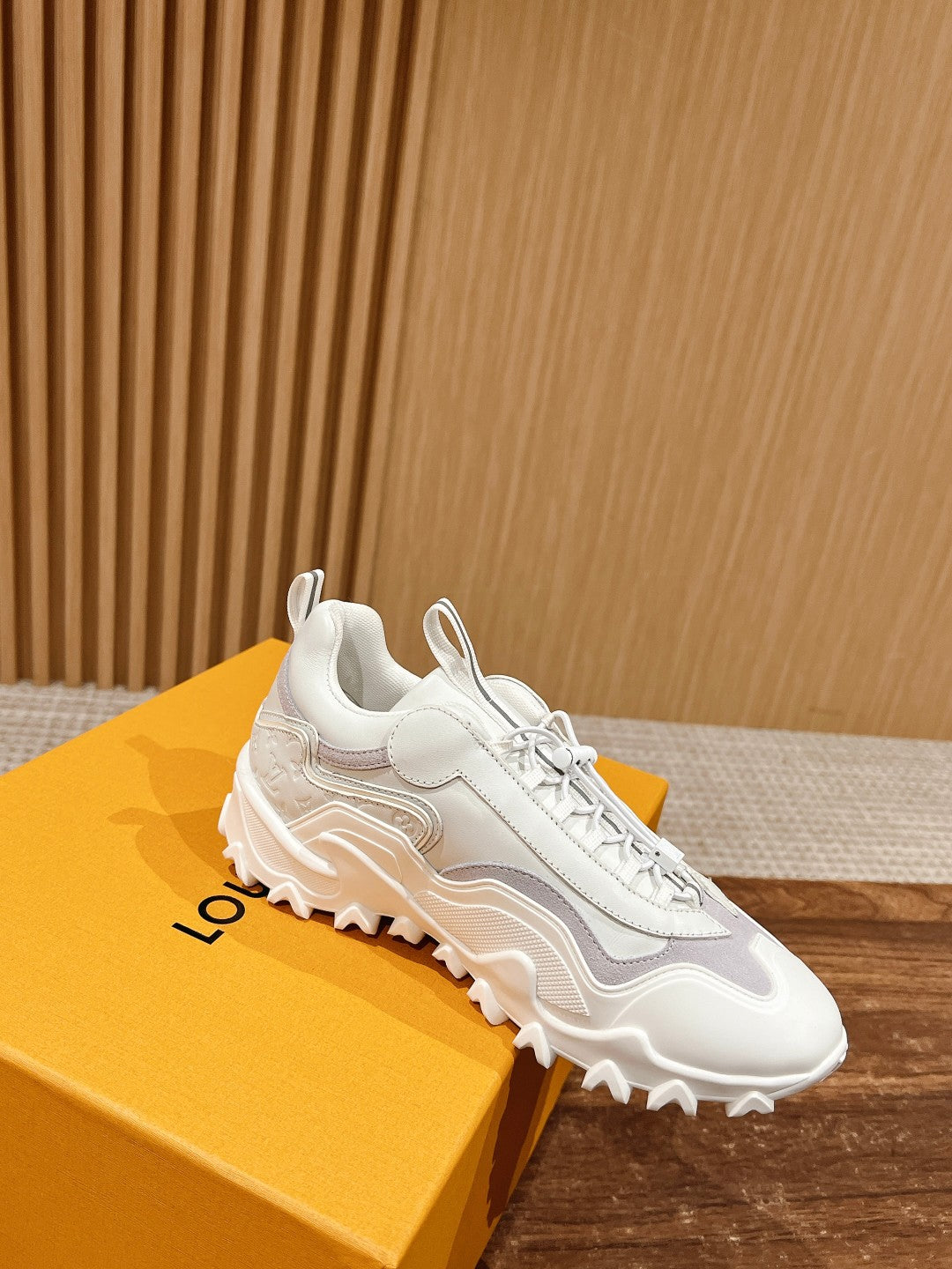 Louis Vuitton Rush Sneaker Black Mix Grey Cowhide
